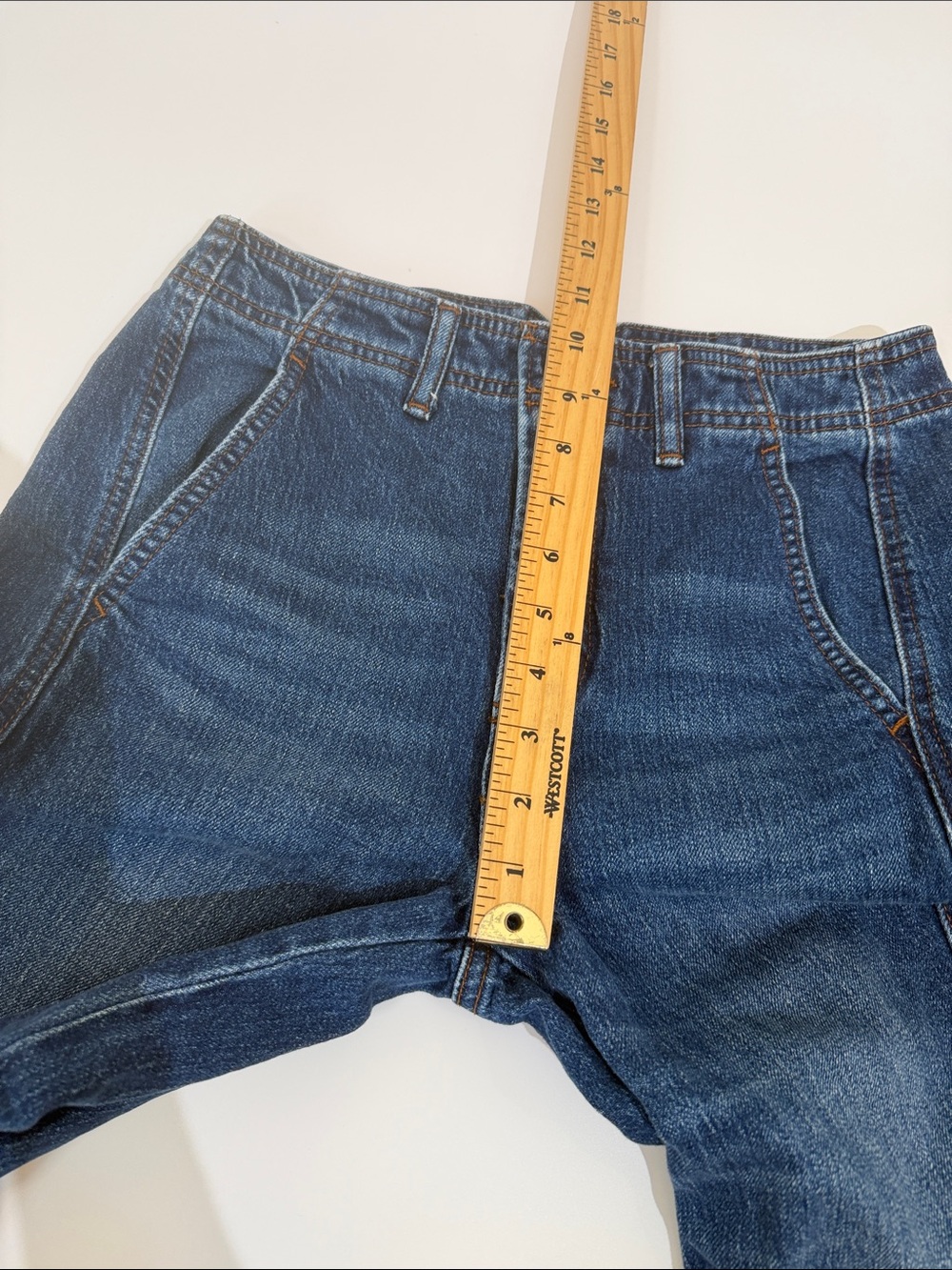 Anthropologie Pilcro Lex Jeans Size 26 High Rise Tapered Dark Denim - Picture 10 of 15